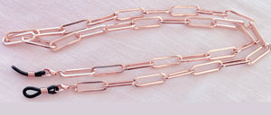 Highgate Rose Gold medium link Sunglasses,Glasses or Face Masks Chain