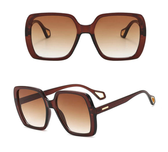 Sophia All Brown Uv400 Sunglasses