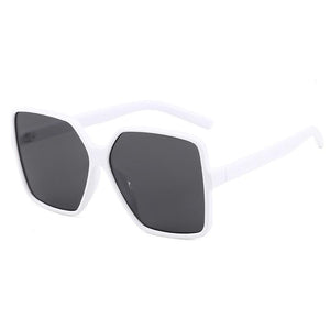 Twiggy White UV400 Sunglasses.
